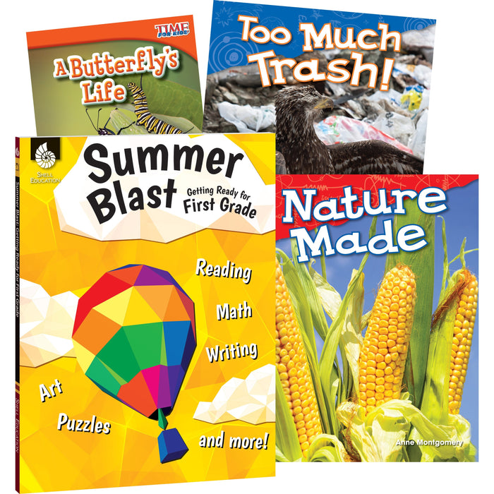 Shell Education Learn-At-Home Summer Science Set Printed Book by Jodene Smith - 196 Pages - Book - Grade K-1 - Multilingual - 1 Set