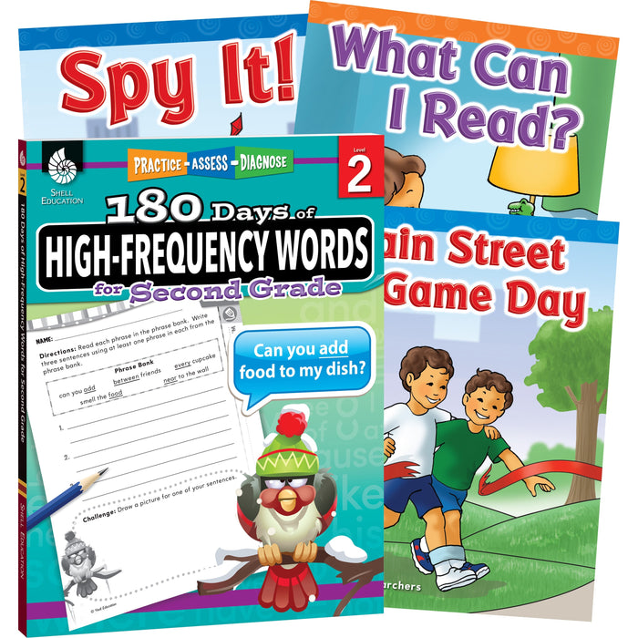 Shell Education Learn At Home Grade 2 Frequency Words Printed Book - Book - Grade Pre K-2 - Multilingual - 1 Set