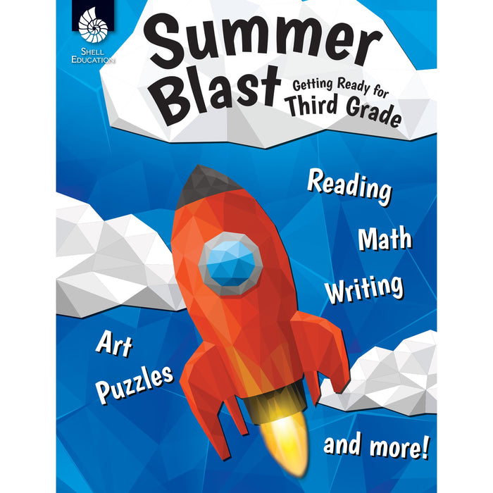 Shell Education Summer Blast Student Workbook Printed Book by Wendy Conklin - 128 Pages - Book - Grade 2-3 - Multilingual - 1 Each