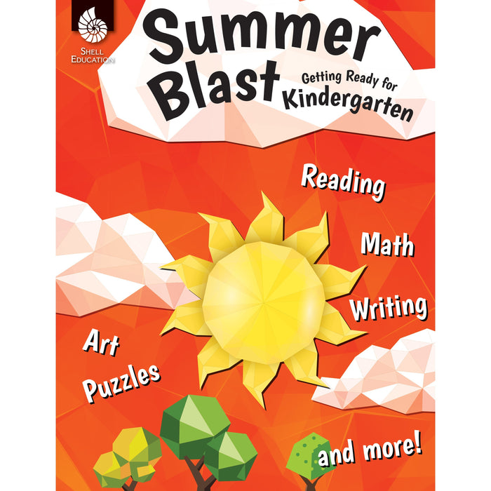 Shell Education Summer Blast Student Workbook Printed Book by Jodene Smith - 128 Pages - Book - Grade Pre K-K - Multilingual - 1 Each