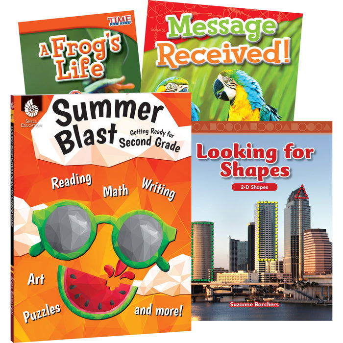 Shell Education Learn-At-Home Grade 2 Summer STEM Set Printed Book by Jodene Smith, Suzanne I. Barchers - 204 Pages - Book - Grade 1-2 - Multilingual - 1 Set