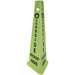 Impact TriVu 3-sided Curbside Pickup Safety Sign - Print/Message "Curbside Pickup Here" - 14.8" Width x 40" Height x 14.8" Depth - Cone Shape - Three-sided, UV Protected - Plastic - Fluorescent Yellow - 1 Carton
