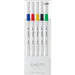 uniball™ EMOTT Fine Line Marker Pens - Assorted Ink - Water Based - Plastic Tip - 5 / Set