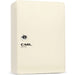 CARL Steel Security Key Cabinet - 10.3" Length x 7" Width x 3.5" Height - Lockable, Wall Mountable - Ivory - Steel - 1 Each