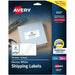 Avery® Shipping Labels, Glossy White, 2" x 4" , 100 Total (6527) - 2" Height x 4" Width - Permanent Adhesive - Rectangle - Laser, Inkjet - Glossy - White - Paper - 10 / Sheet - 10 Total Sheets - 100 Total Label(s) - 1 Carton