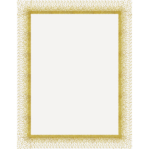 Geographics Confetti Gold Design Poster Board - Fun and Learning, Project, Sign, Display, Art - 28" Height x 22" Width - Yellow - 25 / Carton