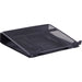 Lorell Mesh Laptop Stand - 3.50" Height x 13" Width x 11.50" Depth - Desktop - Steel, Metal - Black - 1 Each
