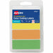 Avery® Rectangular Removable Color Coding Labels on Small Sheets - 1" Height x 1" Width x 3" Length - Removable Adhesive - Rectangle - Matte - Neon Yellow, Neon Orange, Neon Green - Paper - 3 / Sheet - 24 Total Sheets - 72 Total Label(s) - 1 Carton