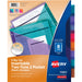 Avery® Big Tab Tab Divider - 8 x Divider(s) - 8 - 8 Tab(s)/Set - 9.3" Divider Width x 11.25" Divider Length - Letter - 8.50" Width x 11" Length - 3 Hole Punched - Multicolor Plastic Divider - Multicolor Plastic Tab(s) - PVC-free, Hole-punched, Insertable,