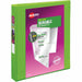 Avery® Durable View 3 Ring Binder, 1" Slant Rings, 1 Chartreuse Binder (17263) - 1" Binder Capacity - Letter - 8 1/2" x 11" Sheet Size - 250 Sheet Capacity - 250 Ring - Fastener: Slant Ring - Pocket: 2 - Polypropylene - Adhesive, Durable, Flexible, Long L