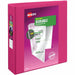 Avery® Durable View 3 Ring Binder, 2" Slant Rings, 1 Pink Binder (17836) - 2" Binder Capacity - Letter - 8 1/2" x 11" Sheet Size - 530 Sheet Capacity - 530 Ring - Fastener: Slant Ring - Pocket: 2 - Polypropylene - Adhesive, Durable, Flexible, Pocket, Recy