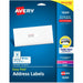 Avery® Easy Peal Sure Feed Address Labels - 1" Widthss x 2 5/8" Length - Permanent Adhesive - Rectangle - Inkjet, Laser - Matte White - Matte - Paper - 30 / Sheet - 30 Total Sheets - 750 Total Label(s) - 750/Pack - 5 / Carton