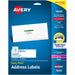 Avery® Easy Peel Address Label - 1 21/64" Widthss x 4" Length - Permanent Adhesive - Rectangle - Inkjet, Laser - Matte White - Matte - Paper - 14 / Sheet - 14 Total Sheets - 140 Total Label(s) - 140/Pack - 1 Carton