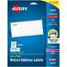 Avery® Easy Peel Address Labels, 2/3" x 1-3/4" , 600 Labels (18294) - x 21/32" Width x 1 3/4" Length - Permanent Adhesive - Rectangle - Inkjet, Laser - Matte - White - Paper - 60 / Sheet - 10 Total Sheets - 600 Total Label(s) - For Label Printer - 1 Carto