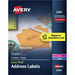 Avery® Easy Peel Address Label - 2 5/8" Height x 1" Width - Permanent Adhesive - Rectangle - Laser, Inkjet - Clear - Film - 30 / Sheet - 35 Total Sheets - 1050 Total Label(s) - 5 / Carton