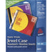 Avery® Jewel Case Insert - Matte - Print-to-the-edge - White - 200/Pack - 5 / Carton