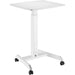 Kantek Mobile Height-Adjustable Compact Sit-Stand Desk - Rectangle Top - 17.60 lb Capacity - Height Adjustable - 29.60" to 44.20" Adjustment - 23.60" Table Top Width x 20.50" Table Top Depth - 44.20" Height x 23.60" Width x 20.50" Depth - Assembly Require