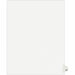 Avery® Side Tab Individual Legal Dividers - 500 x Divider(s) - 500 Side Tab(s) - 100 - 1 Tab(s)/Set - 8.5" Divider Width x 11" Divider Length - Letter - 8.50" Width x 11" Length - White Paper Divider - 25/Pack - 1 Carton