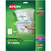 Avery® Removable I.D. Laser/Inkjet Labels - 8 1/2" Widthss x 11" Length - Removable Adhesive - Rectangle - Laser, Inkjet - Matte - White - Paper - 1 / Sheet - 50 Total Sheets - 50 Total Label(s) - 150/Pack - 1 Carton