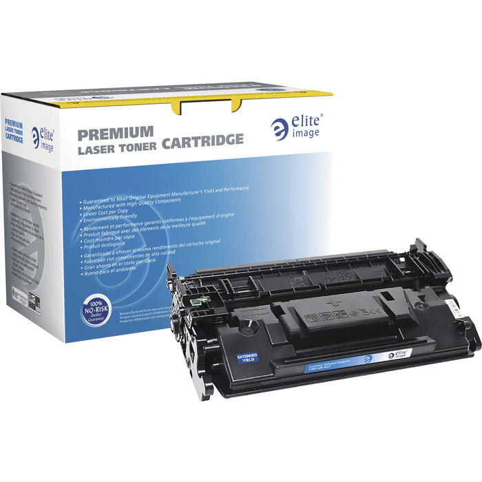 Elite Image Remanufactured Laser Toner Cartridge 26X - Black - 1 Each - 12000 Pages