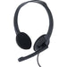 Verbatim Stereo Headset with Microphone - Stereo - Mini-phone (3.5mm) - Wired - 32 Ohm - 20 Hz to 20 kHz - Over-the-head - Binaural - Circumaural - 5.74 ft Cable - Omni-directional Microphone