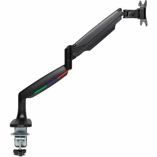 Kensington SmartFit Mounting Arm for Monitor, Curved Screen Display, Flat Panel Display - Black - Landscape/Portrait - Height Adjustable - 1 Display(s) Supported - 13" to 34" Screen Support - 19.84 lb Load Capacity - 75 x 75, 100 x 100 - VESA Mount Compat