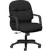 HON Pillow-Soft Mid-Back Chair - Black Seat Color - Memory Foam, Polyester Seat Material - Black Back Color - Foam, Polyester Back Material - Black Frame Color - Mid Back - 5-star Base - 1 Each