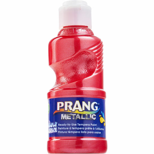 Prang Ready-to-Use Washable Metallic Paint - Metallic Red - 8 fl oz - Washable - 1 Each
