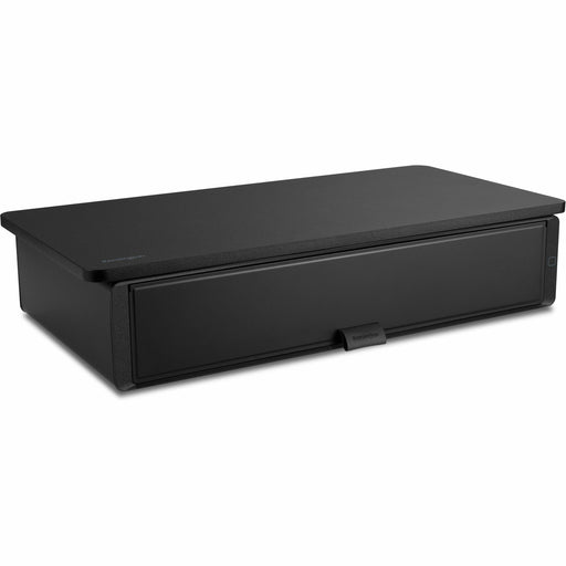 Kensington UVStand Monitor Stand with UVC Sanitization Compartment - Black - 1 Each