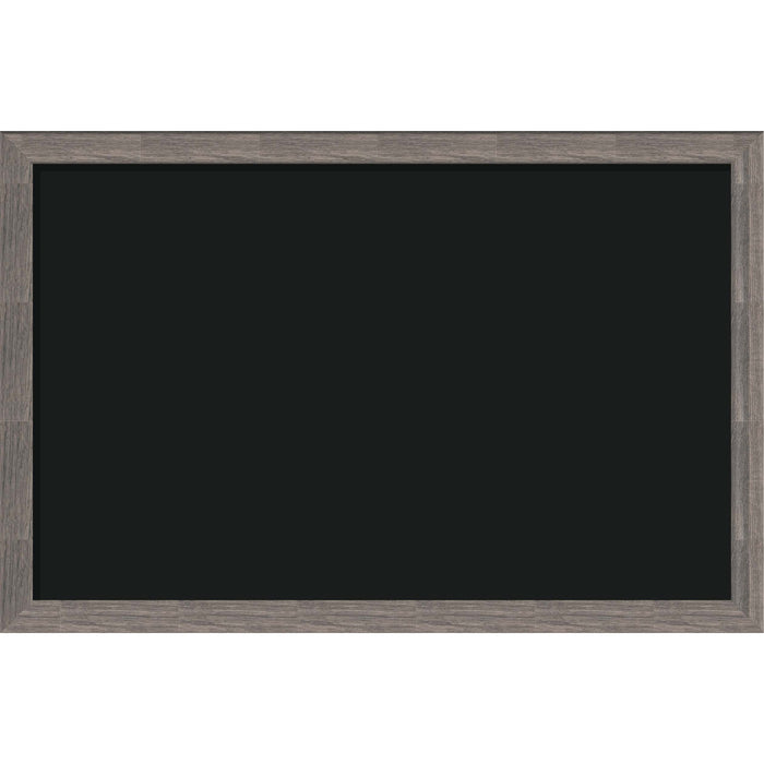 U Brands Magnetic Chalkboard - 36" (3 ft) Width x 24" (2 ft) Height - Decor Rustic Frame - Horizontal/Vertical - 1 Each
