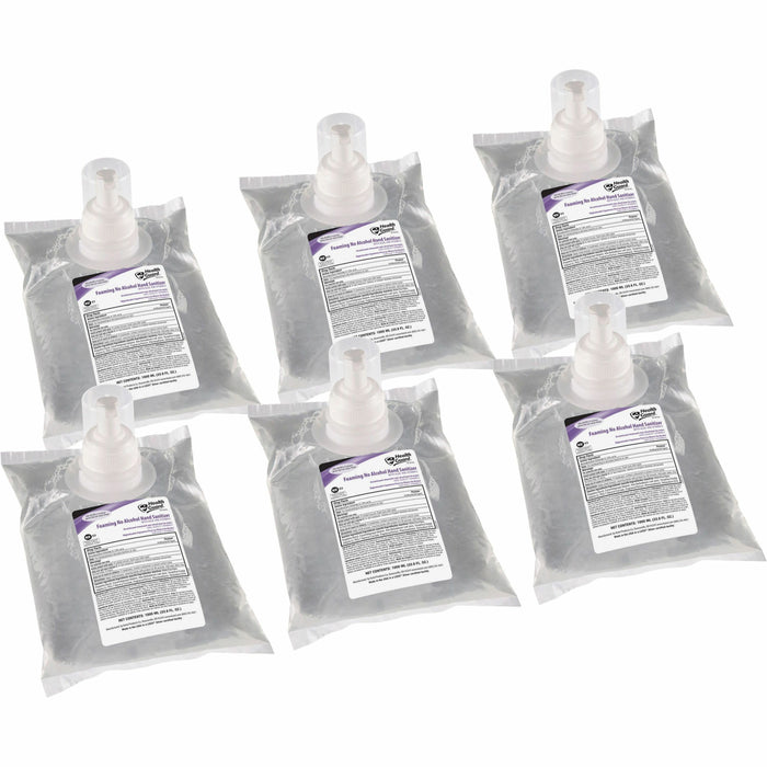 Health Guard Hand Sanitizer Foam - Light Linen Scent - 1.06 quart - Kill Germs - Multipurpose, Hand - Moisturizing - Clear - Dye-free, No Rinse, Fast Acting, Non-flammable, Odorless - 6 / Carton