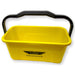 Ettore Super Compact Bucket - 3 gal - Heavy Duty, Sturdy Handle, Compact, Ergonomic Grip - 7.2" x 17.5" - Yellow - 1 Each