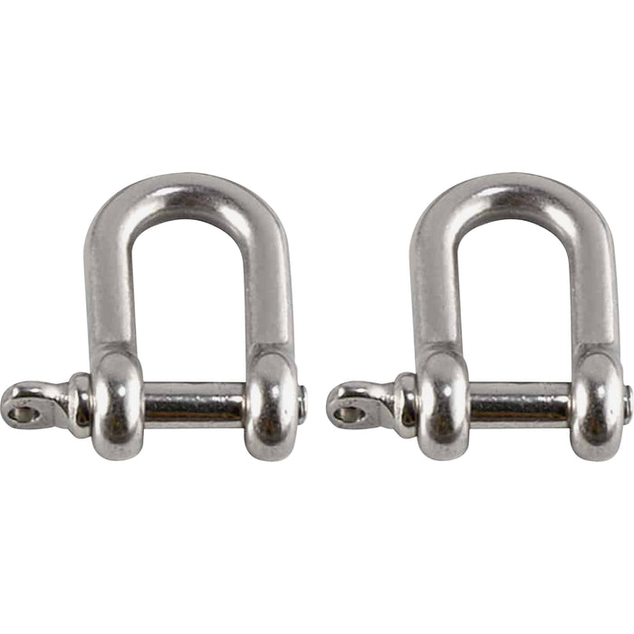 Ergodyne 3790 Tool Shackle (2-Pack) - 0.5" Height x 4.5" Width - Stainless - Stainless Steel - 2 / Pack