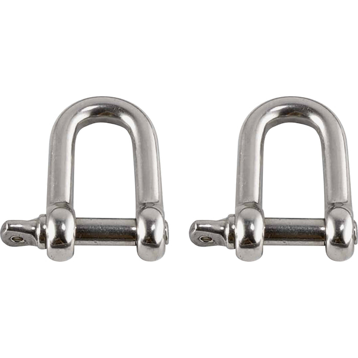 Ergodyne 3790 Tool Shackle (2-Pack) - 0.5" Height x 4.5" Width - Stainless - Stainless Steel - 2 / Pack