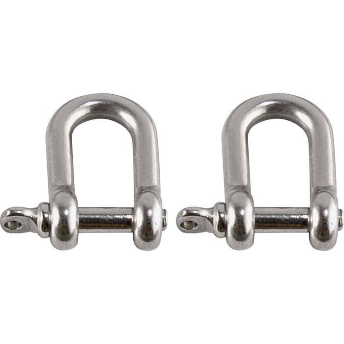Ergodyne 3790 Tool Shackle (2-Pack) - 0.6" Height x 4.3" Width - Stainless - Stainless Steel - 2 / Pack