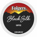 Folgers® K-Cup Black Silk Coffee - Compatible with Keurig Brewer - Dark - K-Cup - Black Silk - 24 / Box