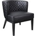 Boss Ava Accent Chair - Black Seat Color - Plush Seat Material - Black Back Color - Four-legged Base - 1 Each