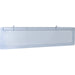 Boss SS Desktop Modesty Panel - 60" Width x 0.20" Depth x 16" Height - Metal, Aluminum - Silver - 1 Each