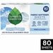 Seventh Generation Free & Clear Fabric Softener Sheets - 9" Length x 6.40" Width - Bio-based, Hypoallergenic, Fragrance-free, Unscented, Dye-free, Gluten-free, Phosphate-free - White - 80 / Box