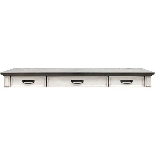 Martin Hartford Sit/Stand Desktop - Rectangle - 45" Height x 60" Width x 28" Depth - Total Drawer(s): 3 - 1 Shelve(s) - Material: Wood Grain, Veneer - Finish: Vintage Linen - 1 Each