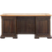 Martin Sonoma Double Pedestal Desk - 30" Height x 60" Width x 28" Depth - Total Drawer(s): 7 - Double Pedestal on Left/Right Side - Material: Wood Veneer - Finish: Dark Roast - 1 Each