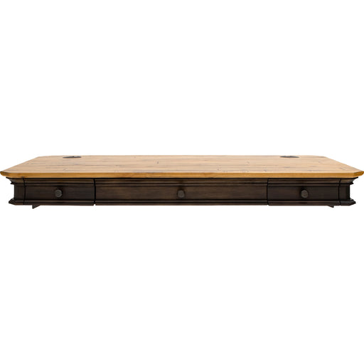 Martin Sonoma Sit/Stand Desktop, Power Center Sold with 384B - Rectangle - 6" Height x 54" Width x 28" Depth - Total Drawer(s): 3 - Material: Wood Veneer - Finish: Dark Roast - 1 Each