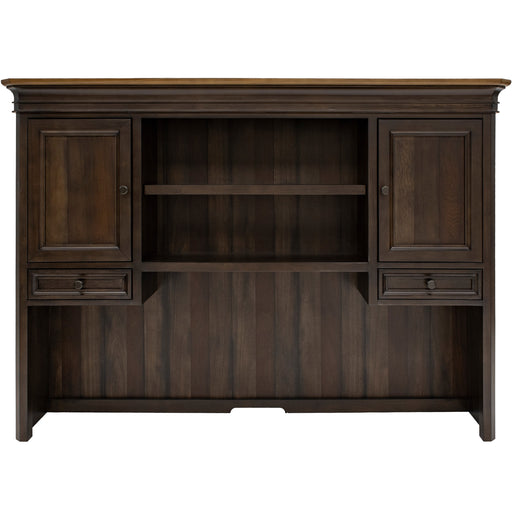 Martin Sonoma Hutch - Rectangle - 48" Height x 68" Width x 14" Depth - Total Drawer(s): 2 - 2 Door(s) - 3 Adjustable Shelf(ves) - Material: Wood Veneer - Finish: Dark Roast - Adjustable Shelf - For Office - 1 Each