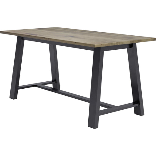 KFI Conference Table - Rectangle Top - Cross Beam Base - 4 Legs - 84" Table Top Length x 36" Table Top Width - Assembly Required - Natural - High Pressure Laminate (HPL) - 1 Each