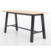 KFI Midtown Base Cafe Table - 36" Table Top Width x 72" Table Top Depth - Assembly Required - Maple - Solid Wood Top Material - 1 Each