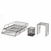 U Brands Vena Desktop Organization Kit - Metal - Black - 1 Each