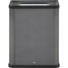 Rubbermaid Commercial Elevate Decorative Waste Can - 23 gal Capacity - Durable, Powder Coated, Smooth - 31.5" Height x 12.8" Width - Metal - Pearl Dark Gray - 1 Each