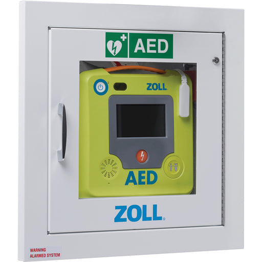 ZOLL Medical AED 3 Recessed Wall Cabinet - 14" Width x 1.5" Depth x 14" Height - Wall Mountable, Recessed - Green - 1 Each