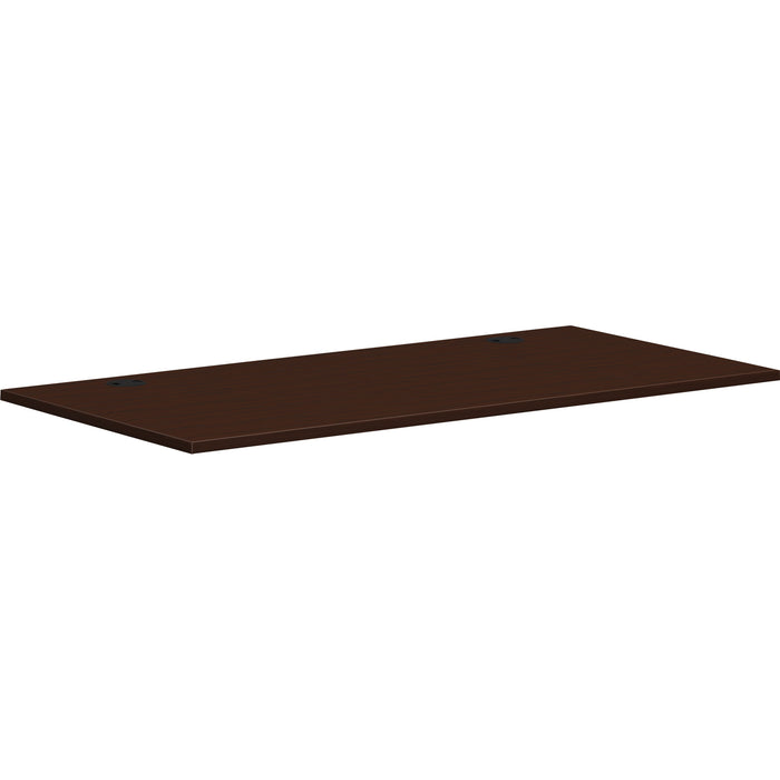 HON Mod Worksurface - Rectangle - 1" Height x 60" Width x 30" Depth - Finish: Traditional Mahogany - 1 Each