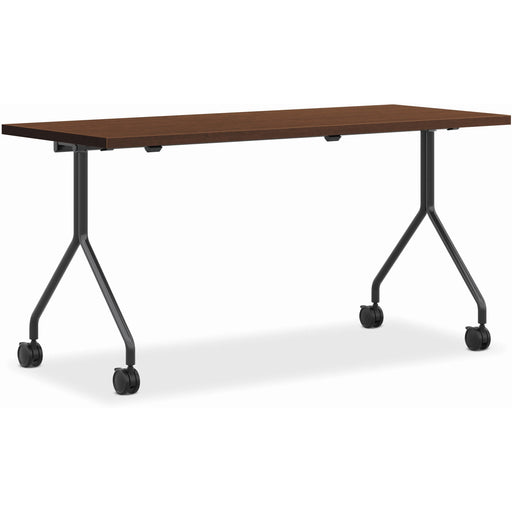 HON Between HMPT2472NS Nesting Table - Rectangle Top - 4 Seating Capacity x 72" Width x 24" Depth - Shaker Cherry - 1 Each